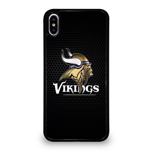 MINNESOTA VIKINGS METAL LOGO iPhone XS Max Case Cover