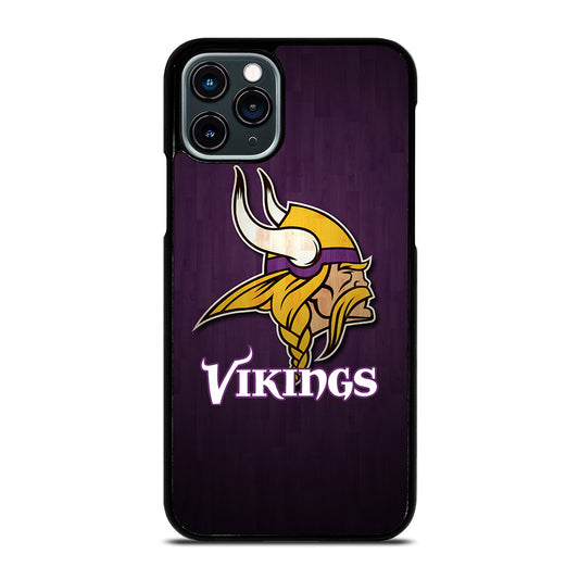 MINNESOTA VIKINGS WOODEN LOGO iPhone 11 Pro Case Cover