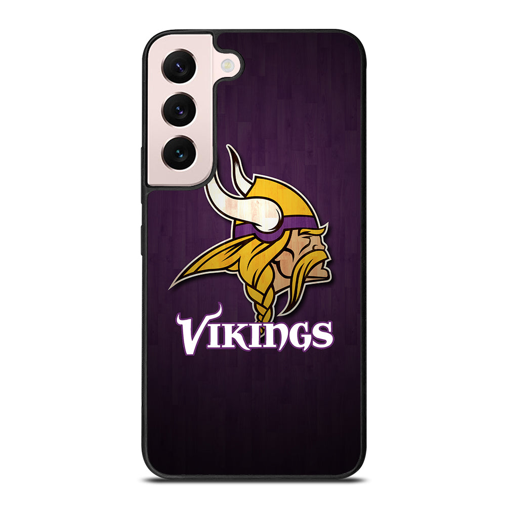 MINNESOTA VIKINGS WOODEN LOGO Samsung Galaxy S22 Plus Case Cover