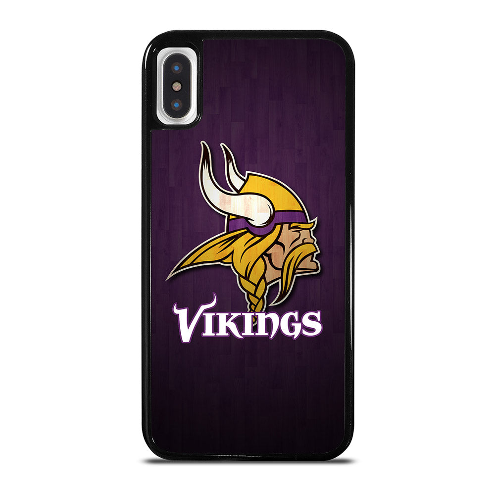 MINNESOTA VIKINGS WOODEN LOGO iPhone X / XS Case Cover