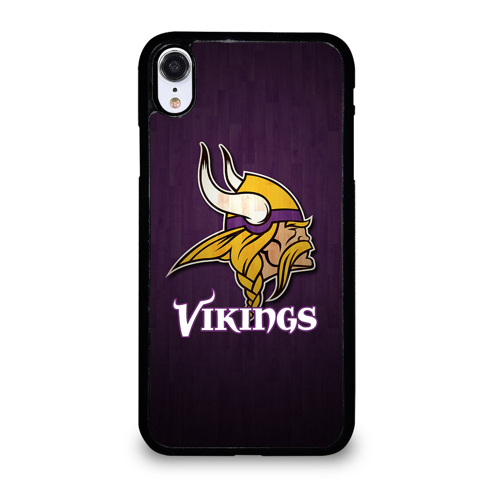 MINNESOTA VIKINGS WOODEN LOGO iPhone XR Case Cover