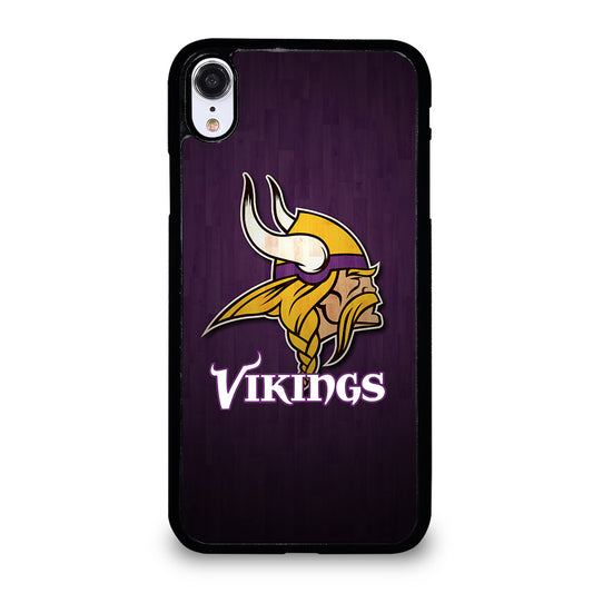 MINNESOTA VIKINGS WOODEN LOGO iPhone XR Case Cover