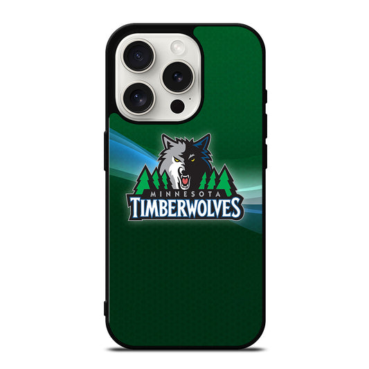 MINNESOTA TIMBERWOLVES BASKETBALL 1 iPhone 15 Pro Case Cover