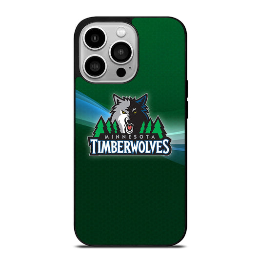 MINNESOTA TIMBERWOLVES BASKETBALL 1 iPhone 14 Pro Case Cover