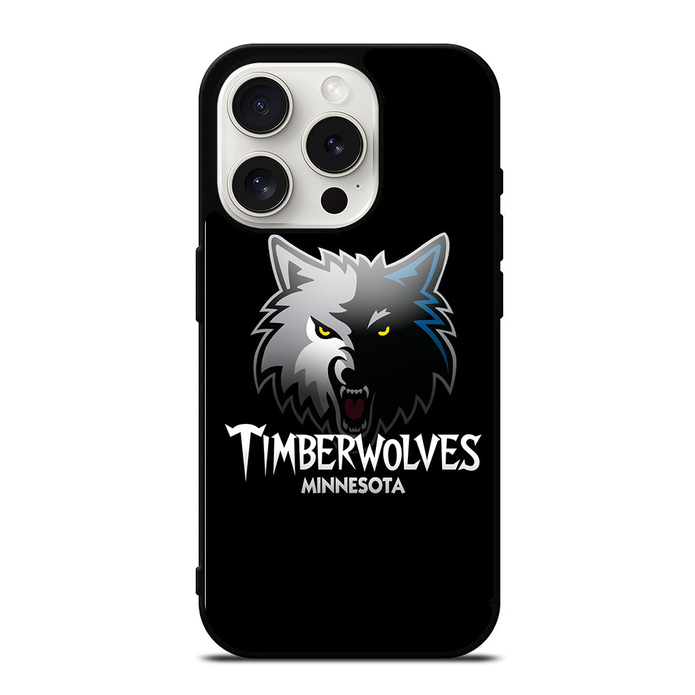 MINNESOTA TIMBERWOLVES NBA ICON iPhone 15 Pro Case Cover