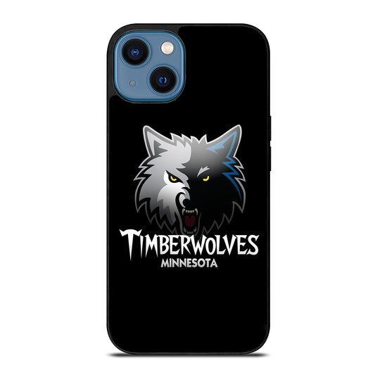 MINNESOTA TIMBERWOLVES NBA ICON iPhone 14 Case Cover