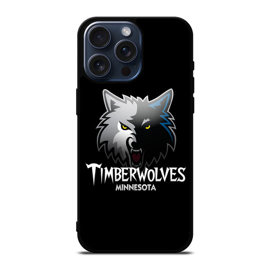 MINNESOTA TIMBERWOLVES NBA ICON iPhone 15 Pro Max Case Cover