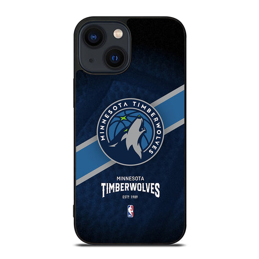 MINNESOTA TIMBERWOLVES NBA LOGO iPhone 14 Plus Case Cover