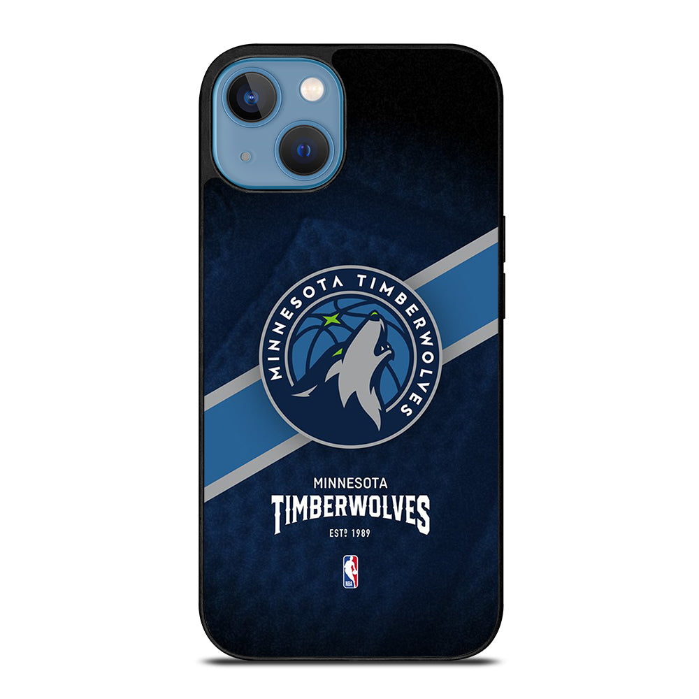 MINNESOTA TIMBERWOLVES NBA LOGO iPhone 13 Case Cover