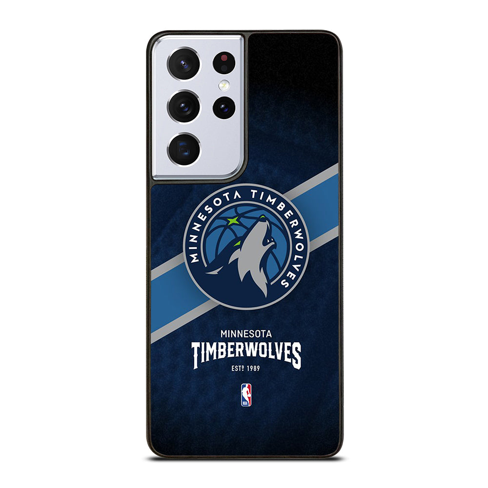 MINNESOTA TIMBERWOLVES NBA LOGO Samsung Galaxy S21 Ultra Case Cover