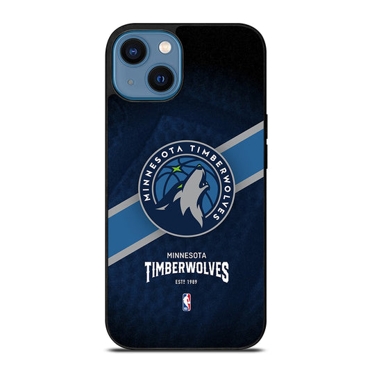 MINNESOTA TIMBERWOLVES NBA LOGO iPhone 14 Case Cover