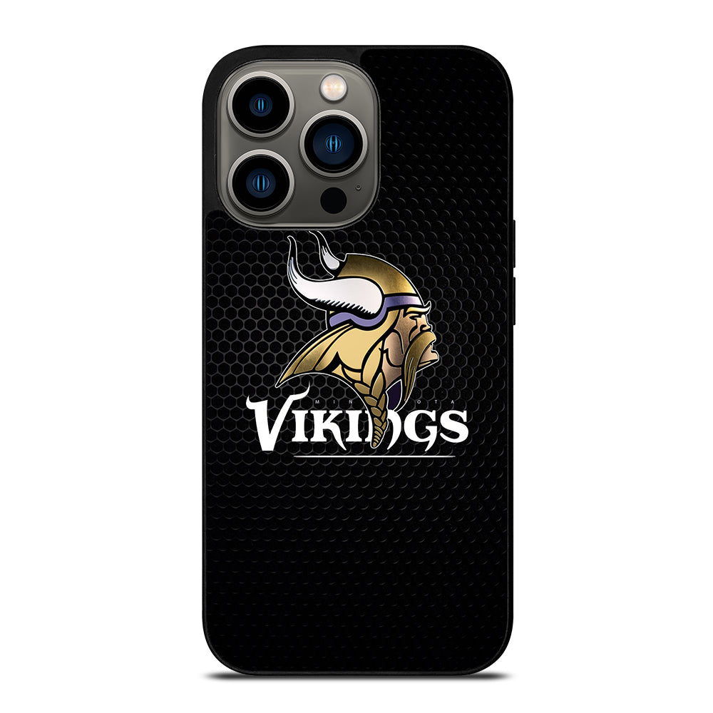 MINNESOTA VIKINGS METAL LOGO iPhone 13 Pro Case Cover