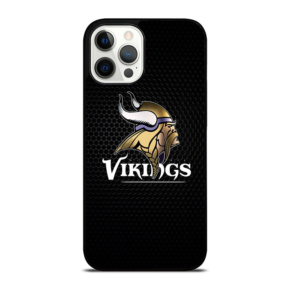MINNESOTA VIKINGS METAL LOGO iPhone 12 Pro Max Case Cover