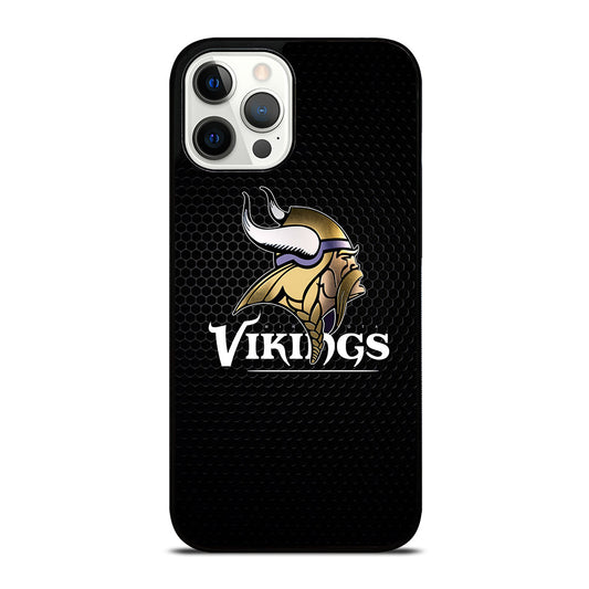 MINNESOTA VIKINGS METAL LOGO iPhone 12 Pro Max Case Cover