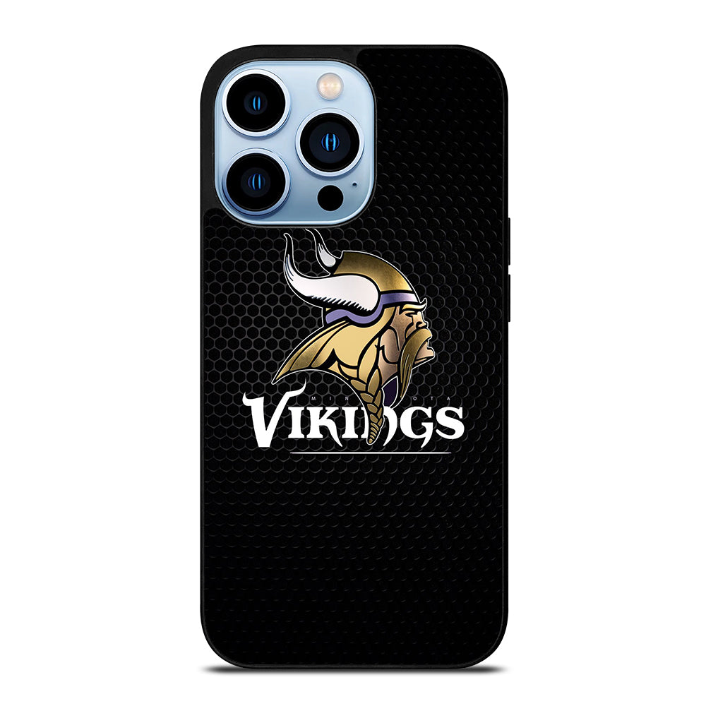 MINNESOTA VIKINGS METAL LOGO iPhone 13 Pro Max Case Cover