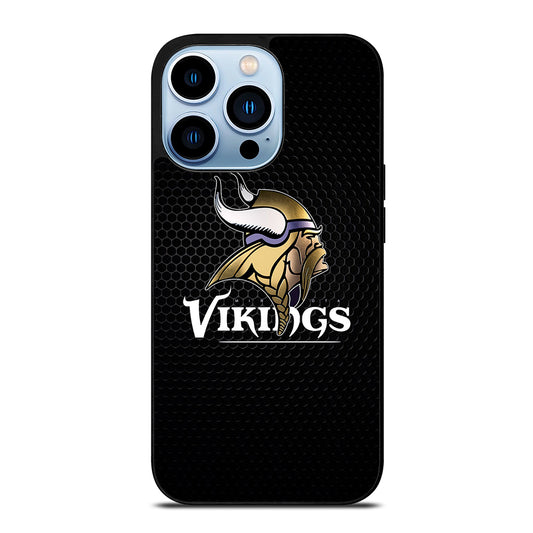 MINNESOTA VIKINGS METAL LOGO iPhone 13 Pro Max Case Cover