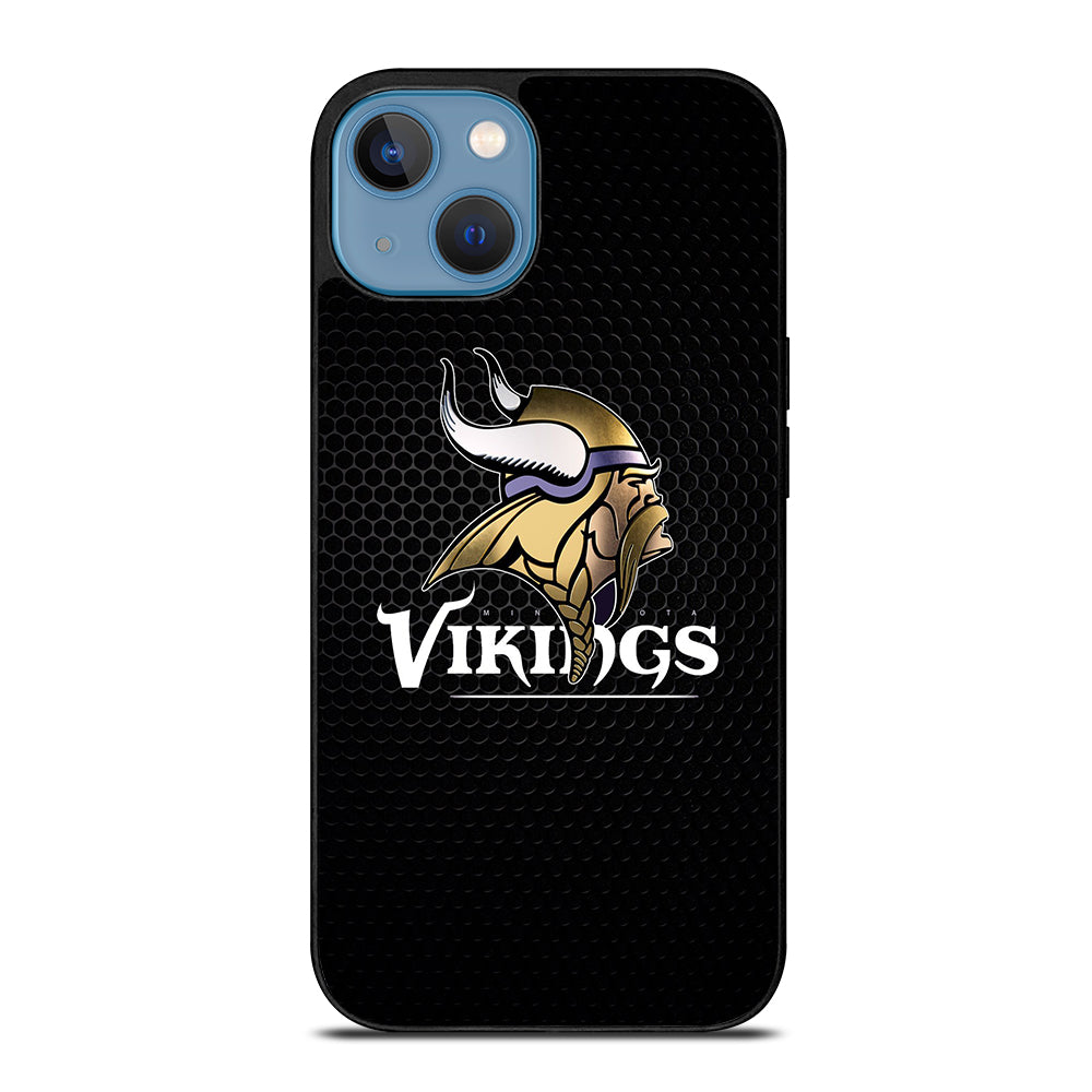 MINNESOTA VIKINGS METAL LOGO iPhone 13 Case Cover