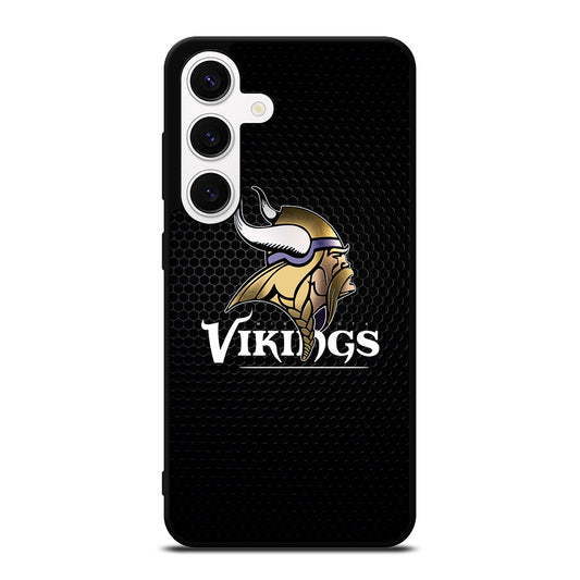 MINNESOTA VIKINGS METAL LOGO Samsung Galaxy S24 Case Cover
