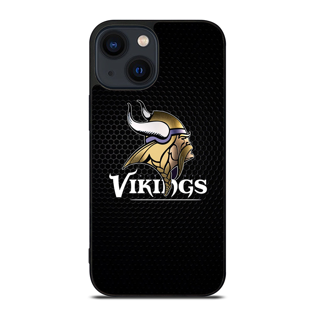 MINNESOTA VIKINGS METAL LOGO iPhone 14 Plus Case Cover