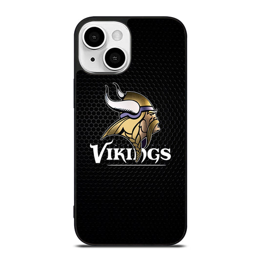 MINNESOTA VIKINGS METAL LOGO iPhone 13 Mini Case Cover