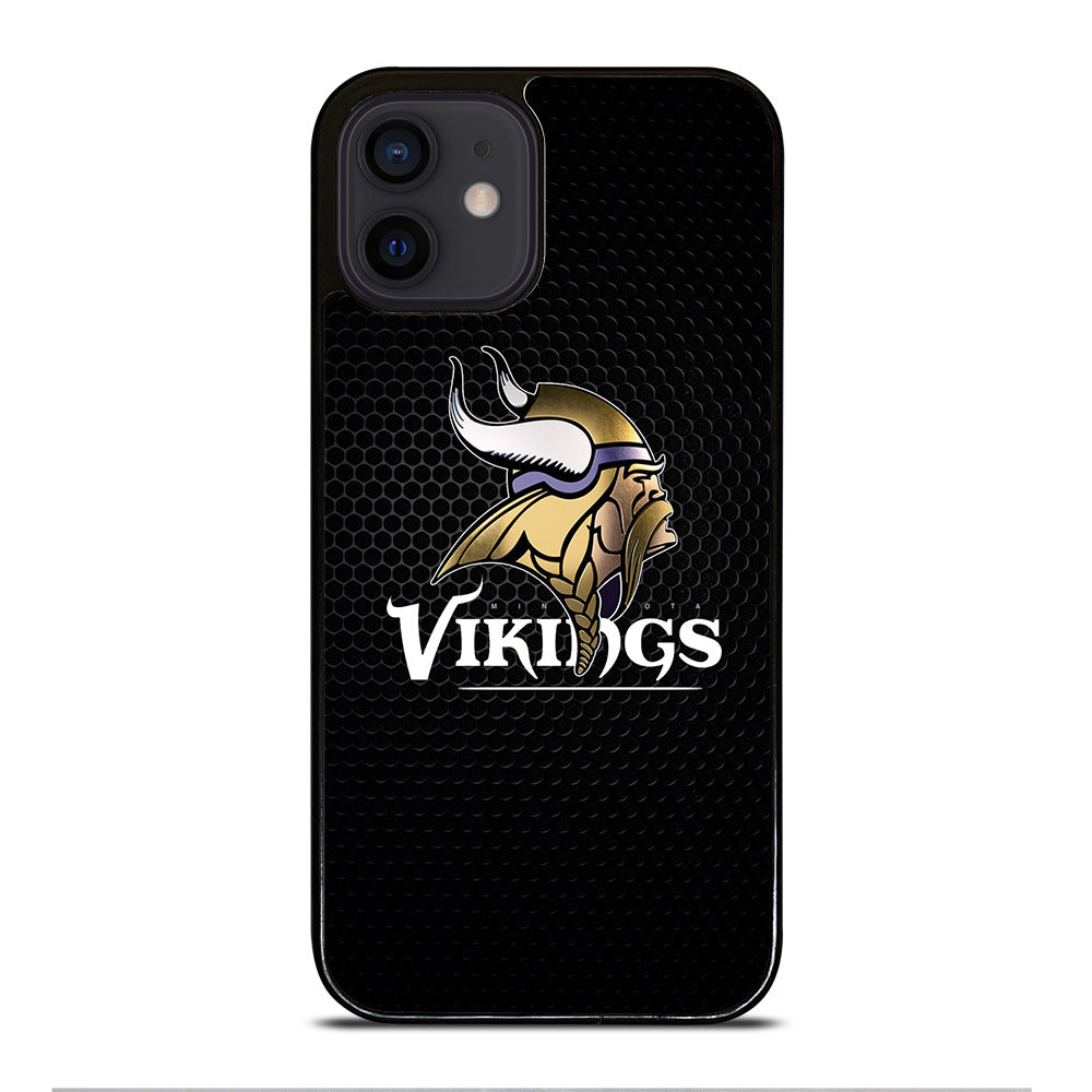 MINNESOTA VIKINGS METAL LOGO iPhone 12 Mini Case Cover
