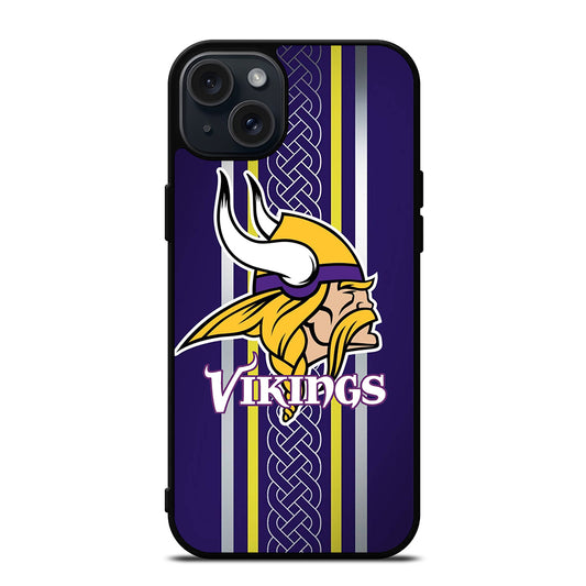 MINNESOTA VIKINGS NFL LOGO iPhone 15 Plus Case Cover