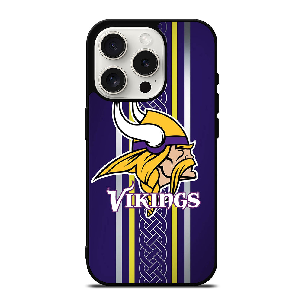 MINNESOTA VIKINGS NFL LOGO iPhone 15 Pro Case Cover