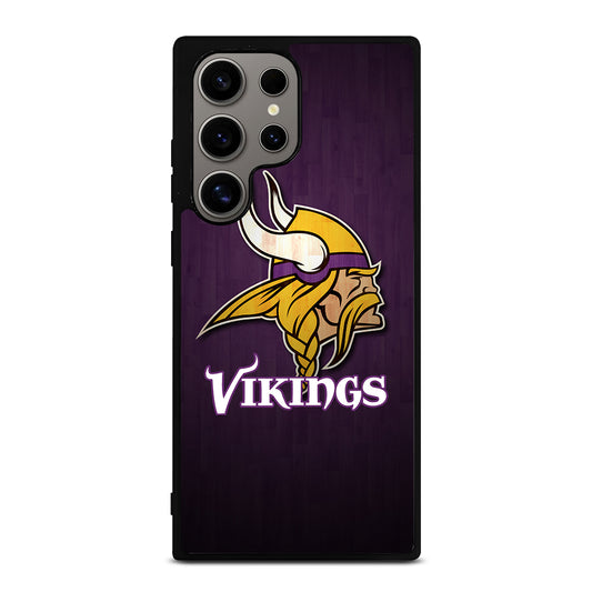 MINNESOTA VIKINGS WOODEN LOGO Samsung Galaxy S24 Ultra Case Cover