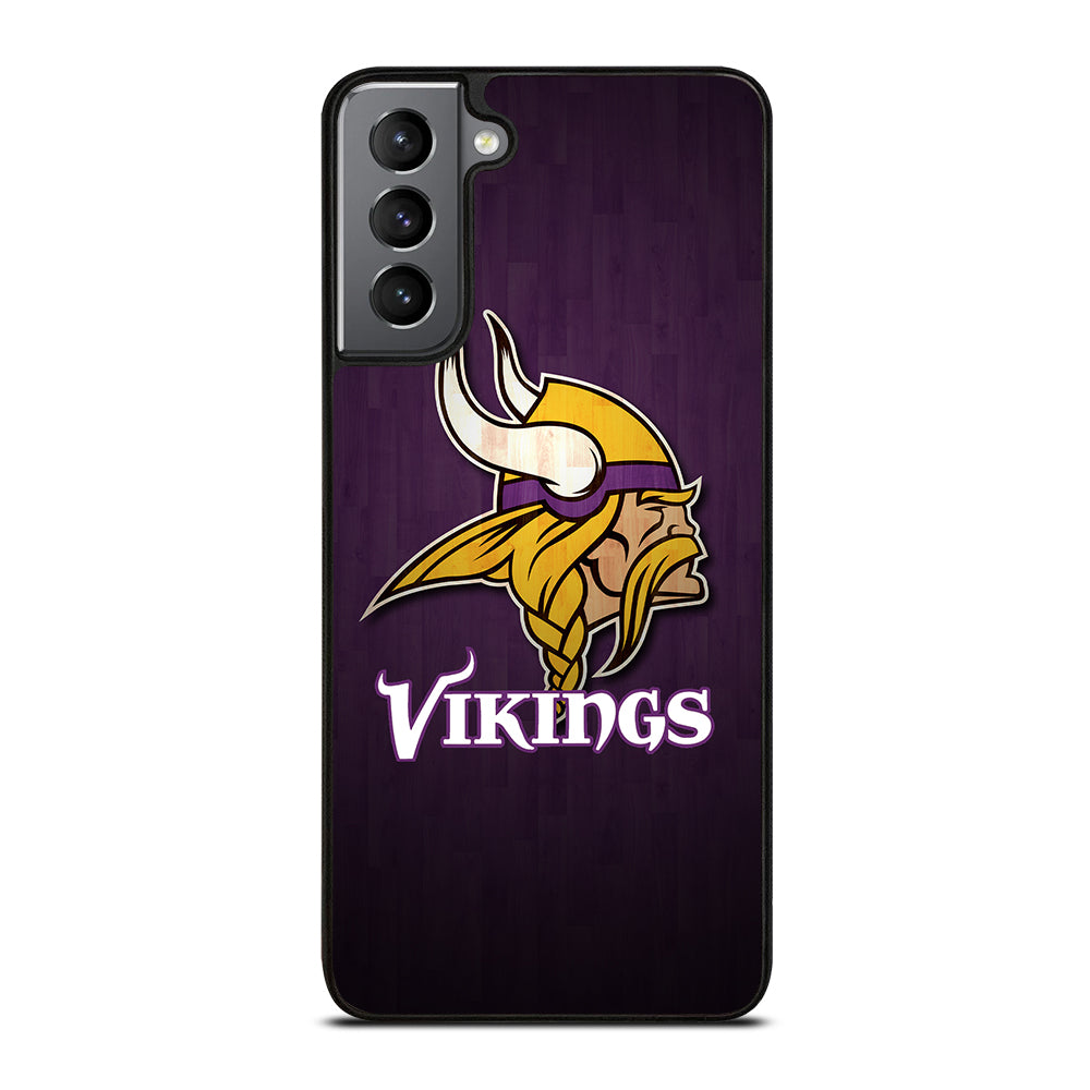 MINNESOTA VIKINGS WOODEN LOGO Samsung Galaxy S21 Plus Case Cover