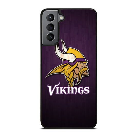 MINNESOTA VIKINGS WOODEN LOGO Samsung Galaxy S21 Plus Case Cover