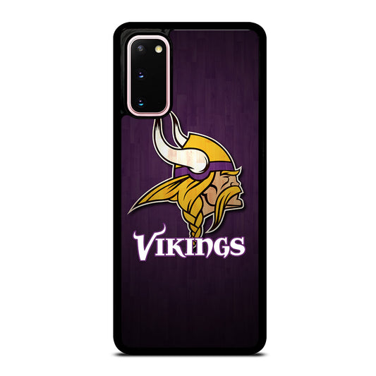 MINNESOTA VIKINGS WOODEN LOGO Samsung Galaxy S20 Case Cover