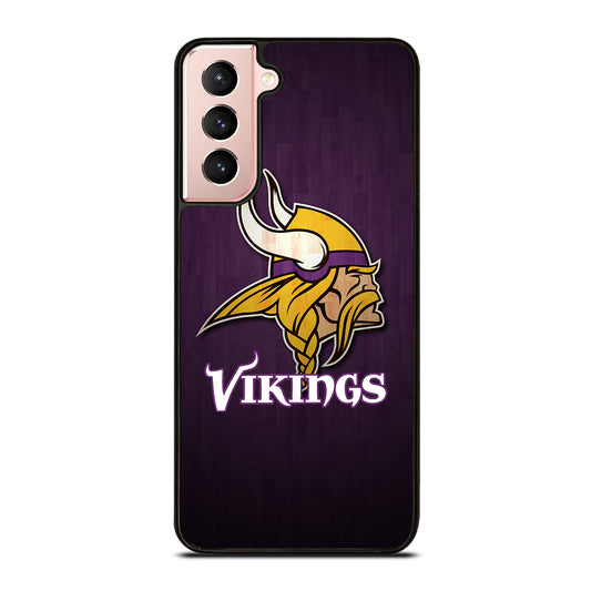 MINNESOTA VIKINGS WOODEN LOGO Samsung Galaxy S21 Case Cover