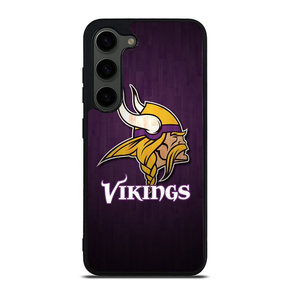 MINNESOTA VIKINGS WOODEN LOGO Samsung Galaxy S23 Plus Case Cover