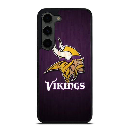MINNESOTA VIKINGS WOODEN LOGO Samsung Galaxy S23 Plus Case Cover