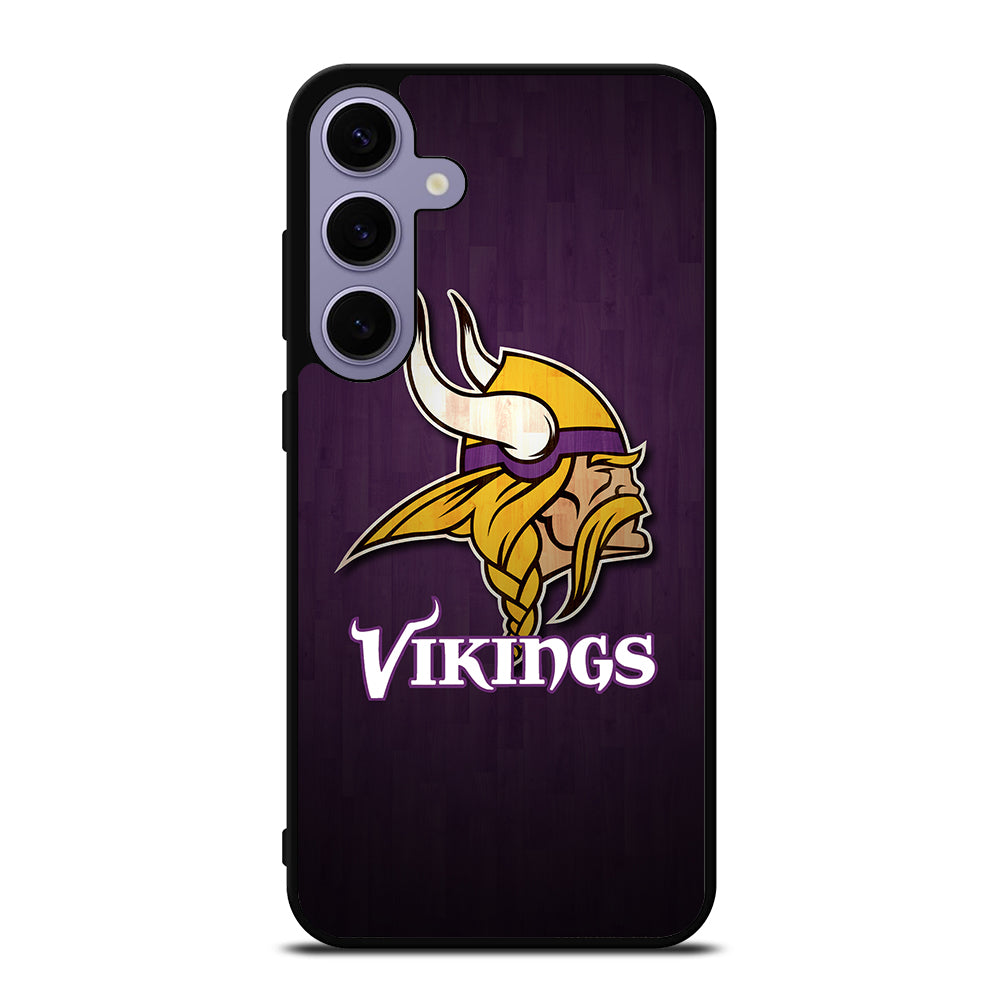 MINNESOTA VIKINGS WOODEN LOGO Samsung Galaxy S24 Plus Case Cover