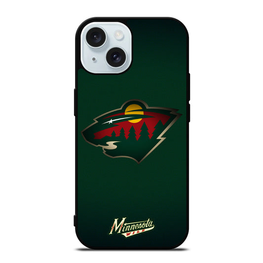 MINNESOTA WILD NHL LOGO 3 iPhone 15 Case Cover