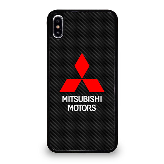 MITSUBISHI MOTORS CARBON LOGO iPhone XS Max Case Cover