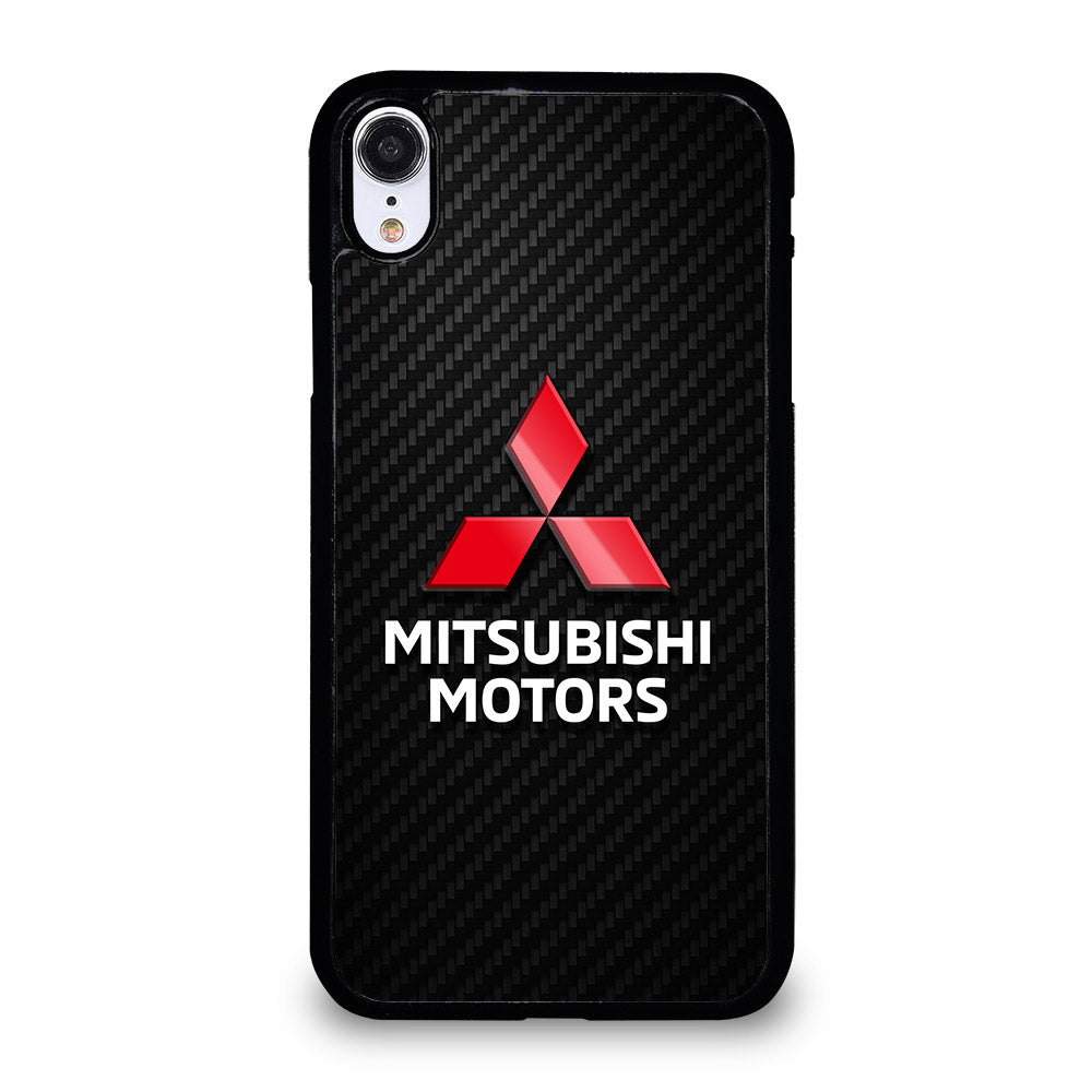 MITSUBISHI MOTORS LOGO CARBON iPhone XR Case Cover