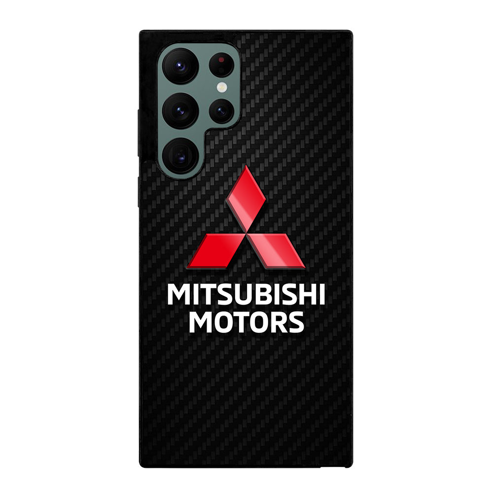 MITSUBISHI MOTORS LOGO CARBON Samsung Galaxy S22 Ultra Case Cover