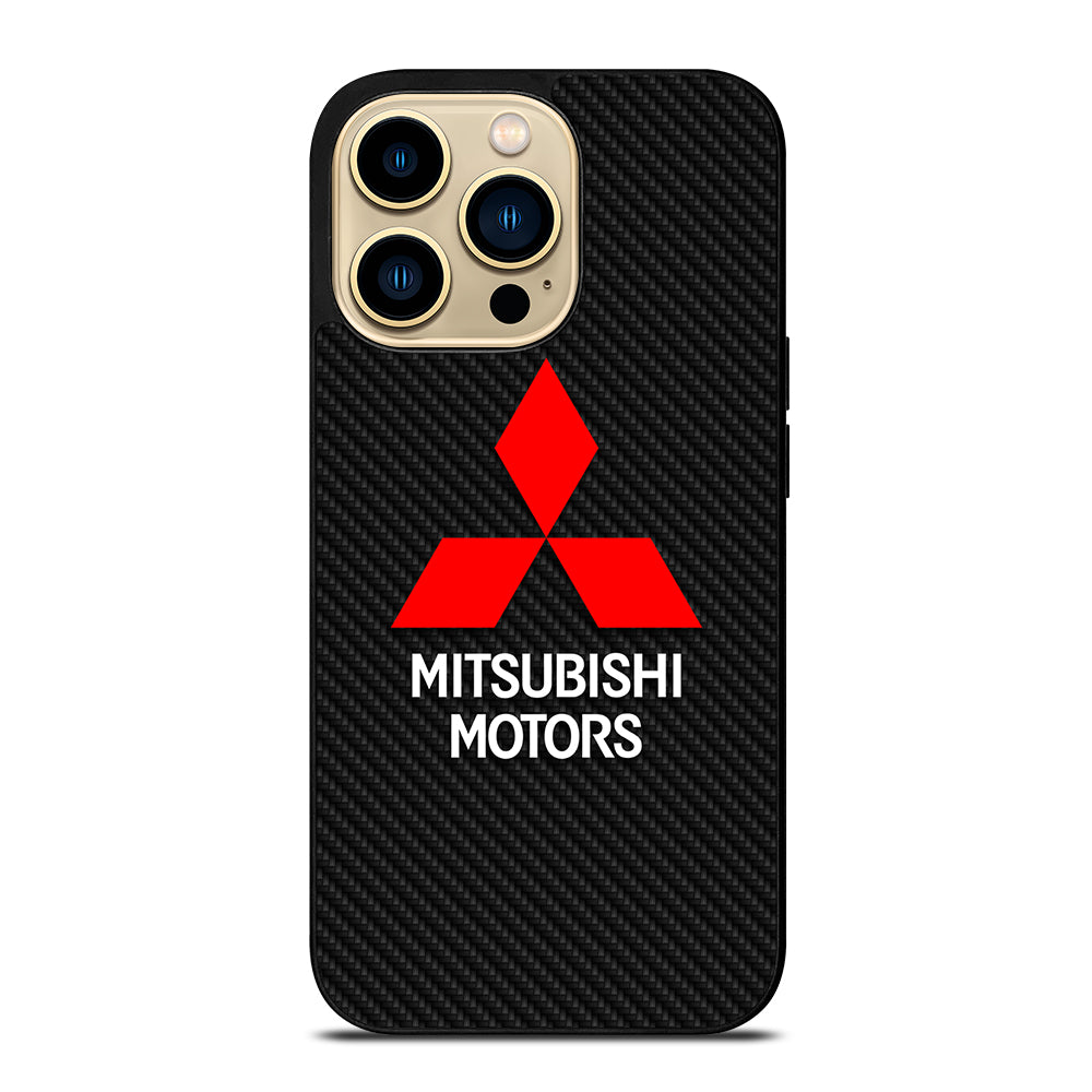 MITSUBISHI MOTORS CARBON LOGO iPhone 14 Pro Max Case Cover