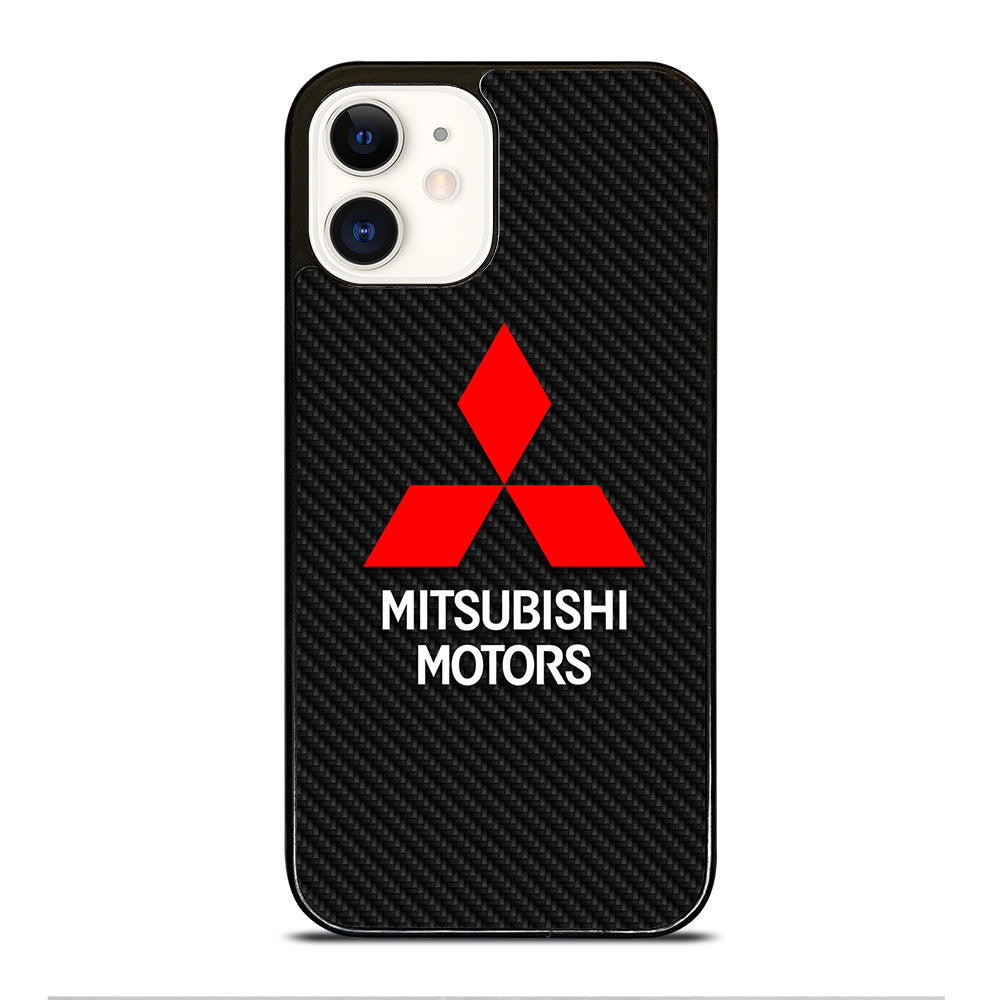 MITSUBISHI MOTORS CARBON LOGO iPhone 12 Case Cover