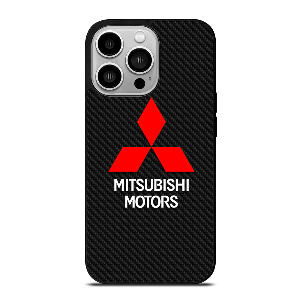 MITSUBISHI MOTORS CARBON LOGO iPhone 14 Pro Case Cover