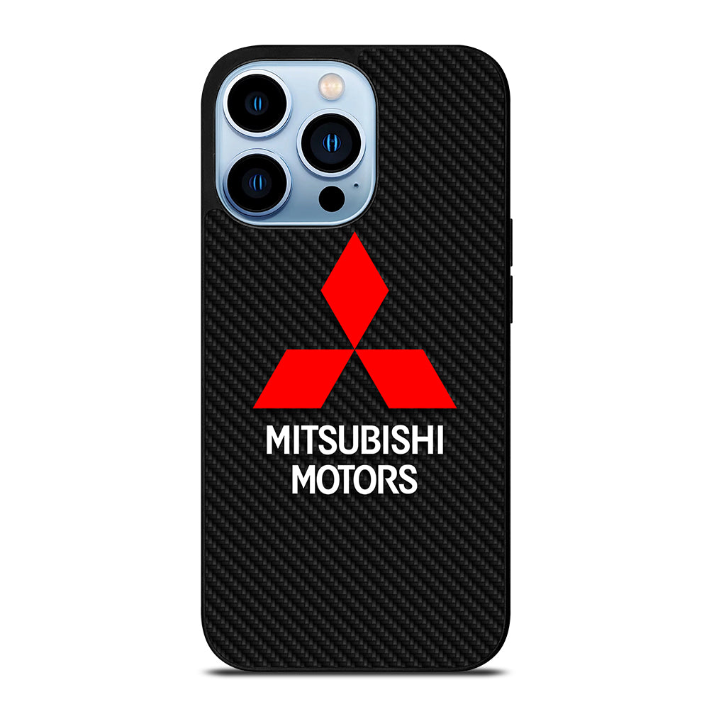 MITSUBISHI MOTORS CARBON LOGO iPhone 13 Pro Max Case Cover