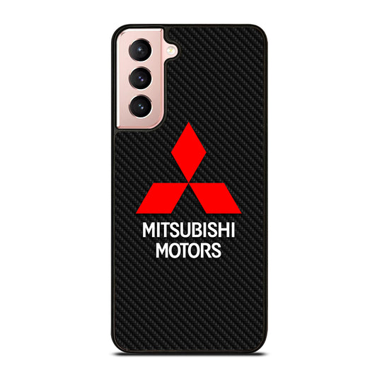 MITSUBISHI MOTORS CARBON LOGO Samsung Galaxy S21 Case Cover