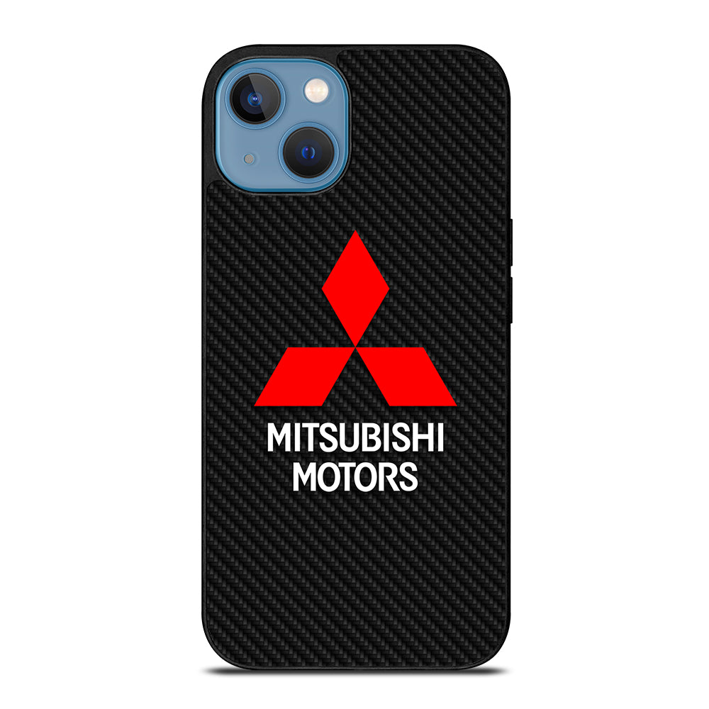 MITSUBISHI MOTORS CARBON LOGO iPhone 13 Case Cover