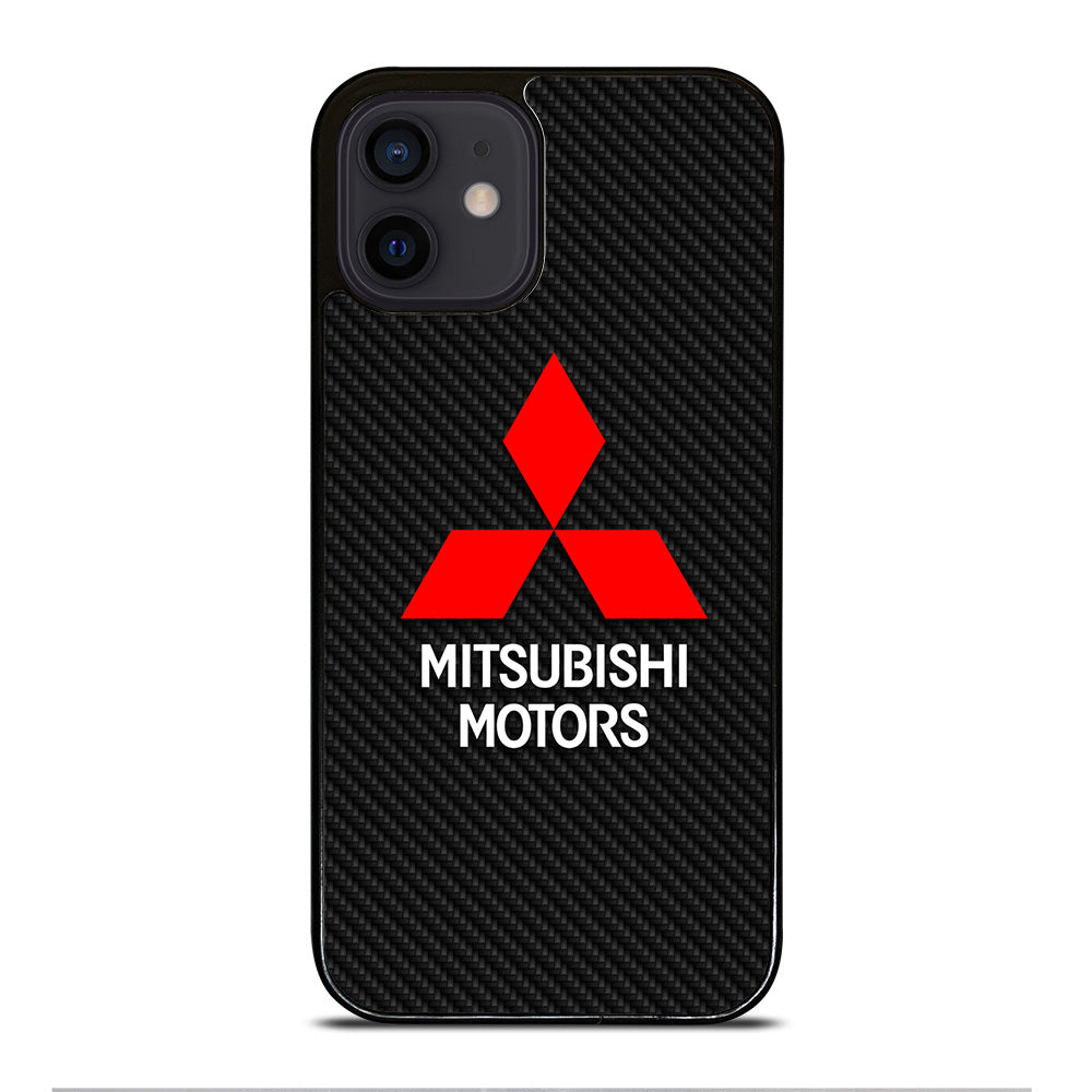 MITSUBISHI MOTORS CARBON LOGO iPhone 12 Mini Case Cover