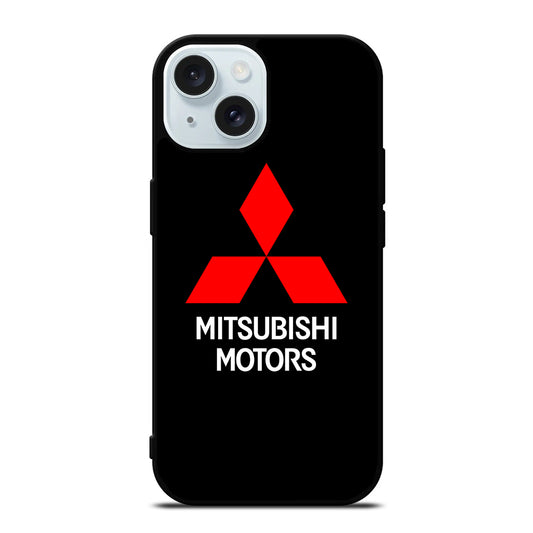 MITSUBISHI MOTORS LOGO BLACK iPhone 15 Case Cover