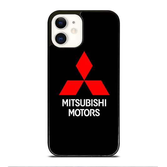 MITSUBISHI MOTORS LOGO BLACK iPhone 12 Case Cover