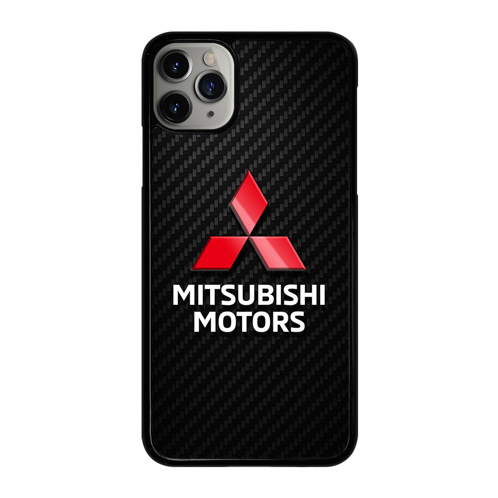 MITSUBISHI MOTORS LOGO CARBON iPhone 11 Pro Max Case Cover
