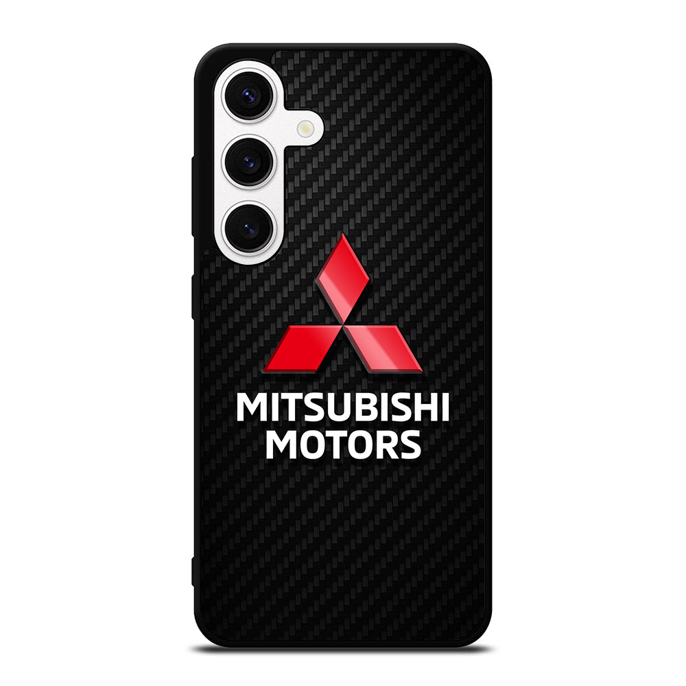 MITSUBISHI MOTORS LOGO CARBON Samsung Galaxy S24 Case Cover